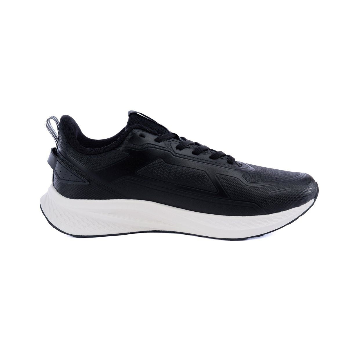 Men's Running Shoes Breathable Mesh Black White