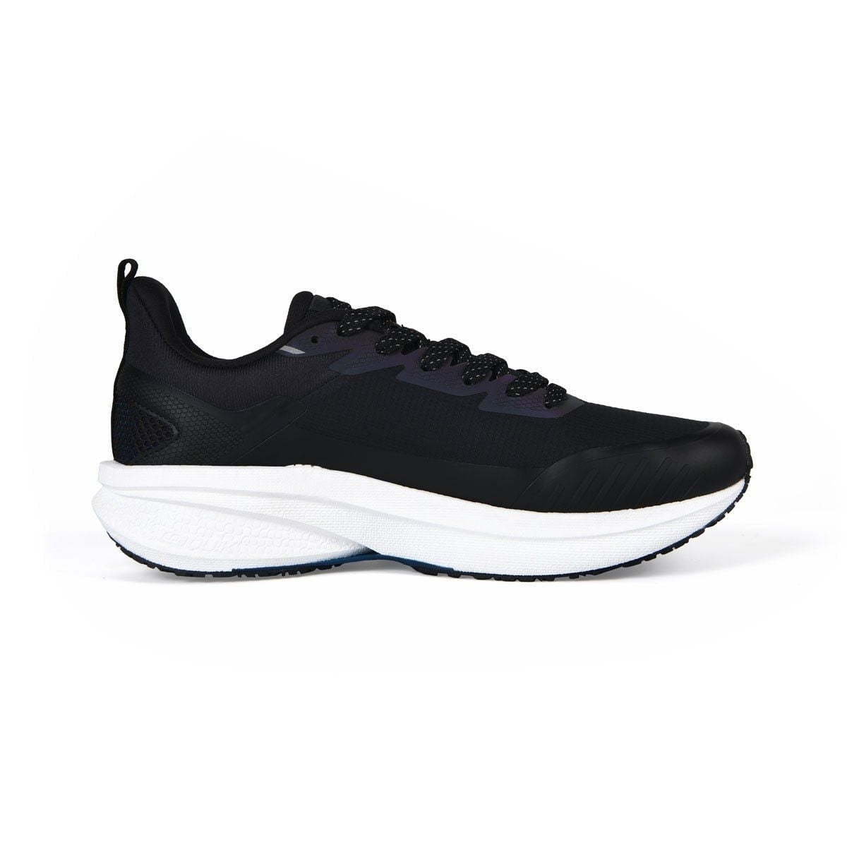 Men's Performance Running Shoes Breathable Mesh Cushioning Black Teal