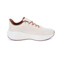 Running Shoes Breathable Mesh Cushioned Cream Orange