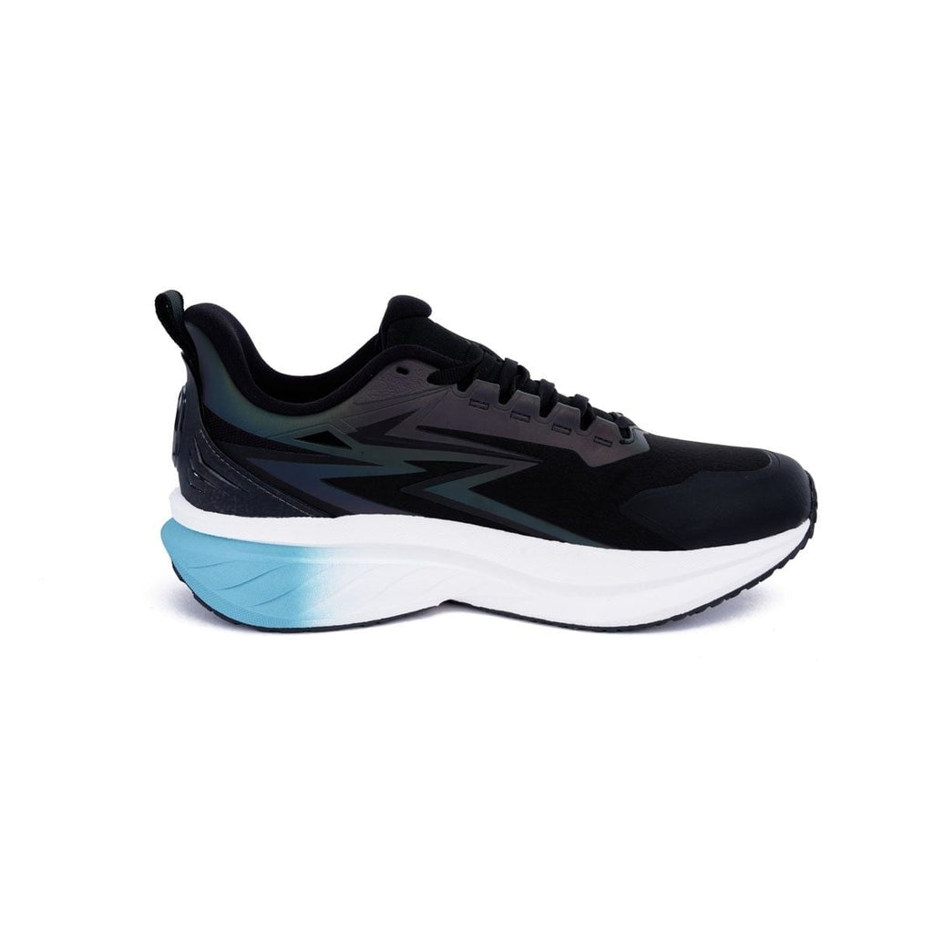 Men's Running Shoes Breathable Mesh Black Blue Gradient