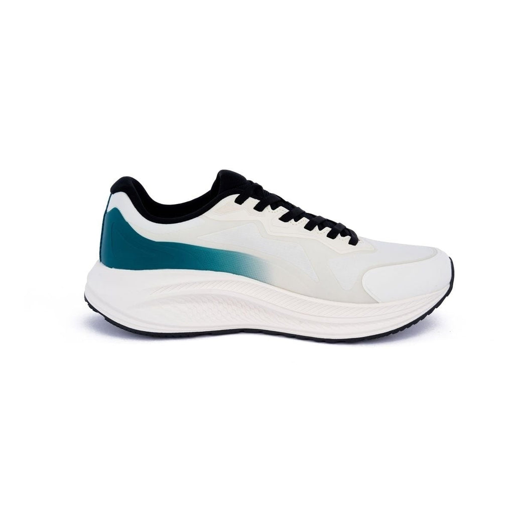 Rain-Block Running Shoes Waterproof Sports Sneakers White Teal Orange