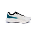 Rain-Block Running Shoes Waterproof Sports Sneakers White Teal Orange