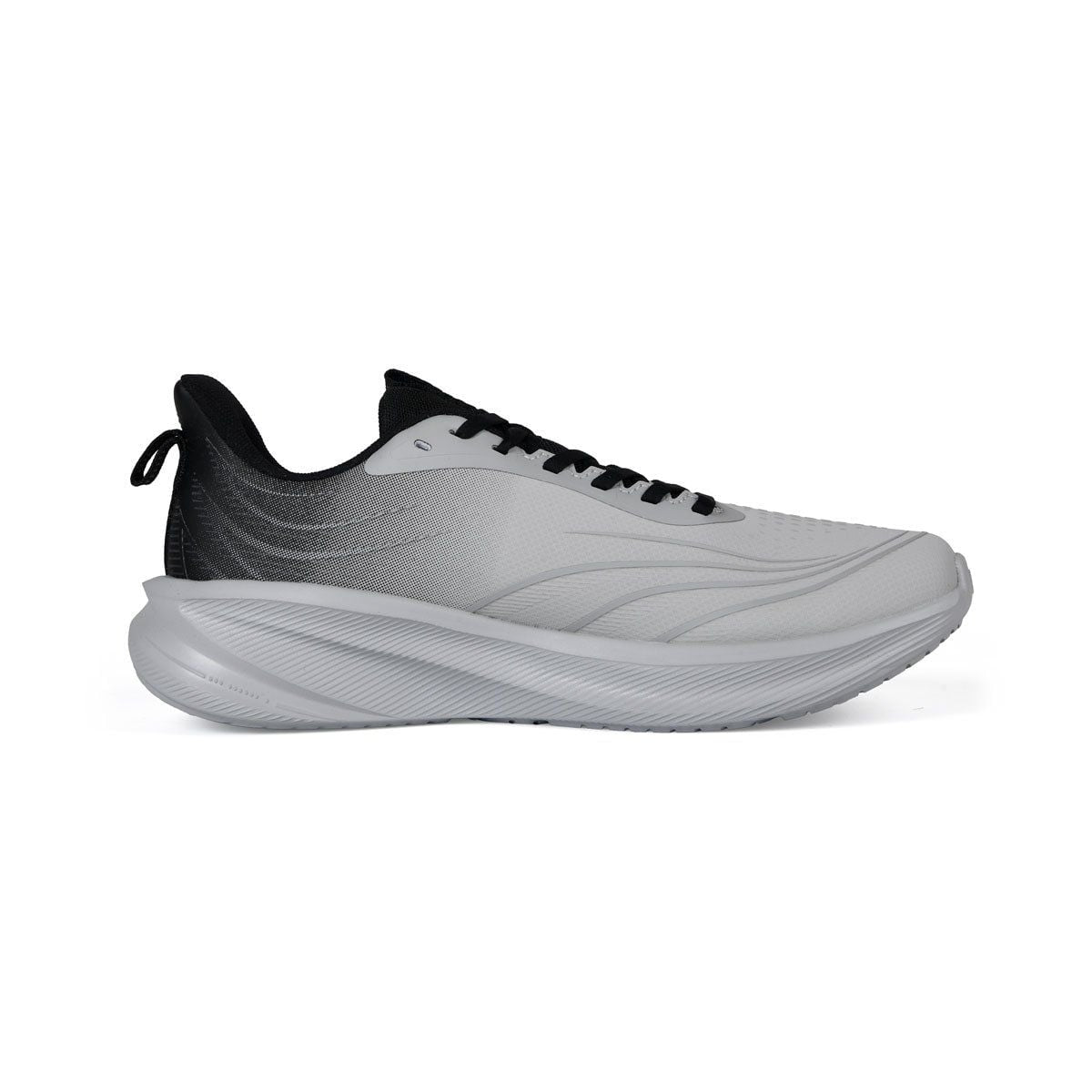 Running Shoes Lightweight Bound Breathable Mesh Grey Black