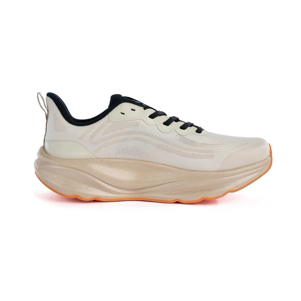 Exploitkick Running Shoes Lightweight Breathable Beige Mesh