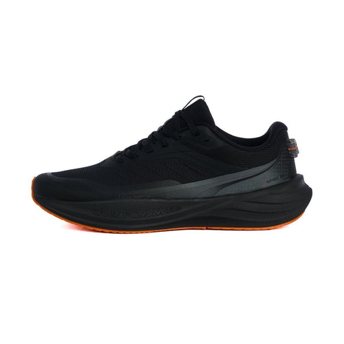 Exploitkick Running Shoes Black Orange Mesh