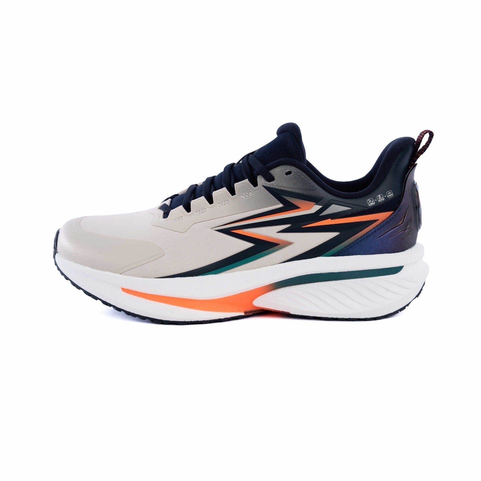 Running Shoes Breathable Lightweight Mesh Sneakers Beige