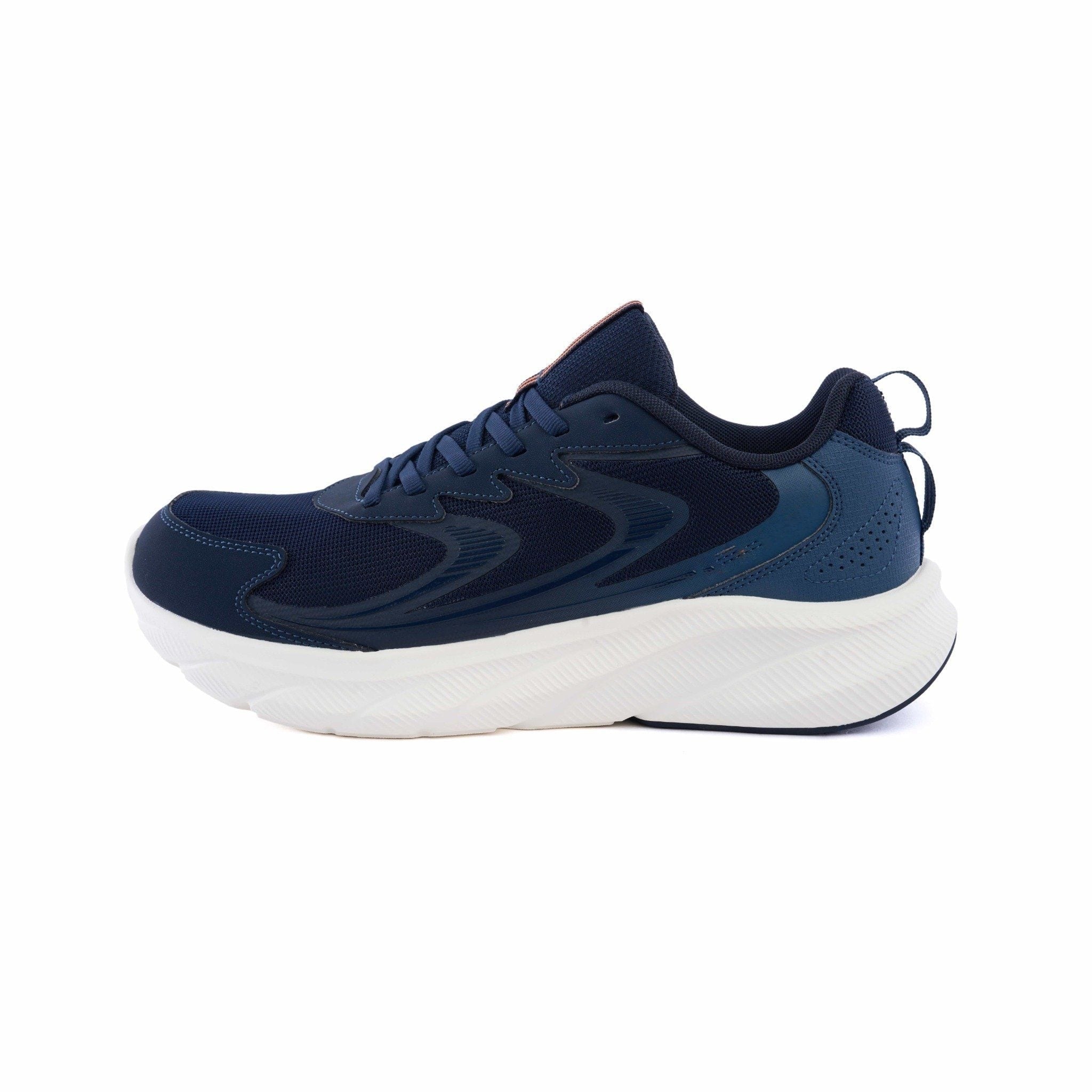 Men's Running Shoes Lightweight Breathable Navy Mesh
