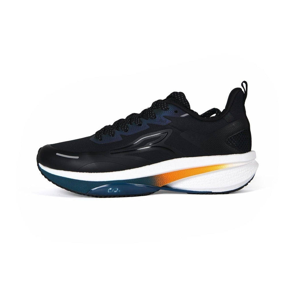 Men's Performance Running Shoes Breathable Mesh Cushioning Black Teal
