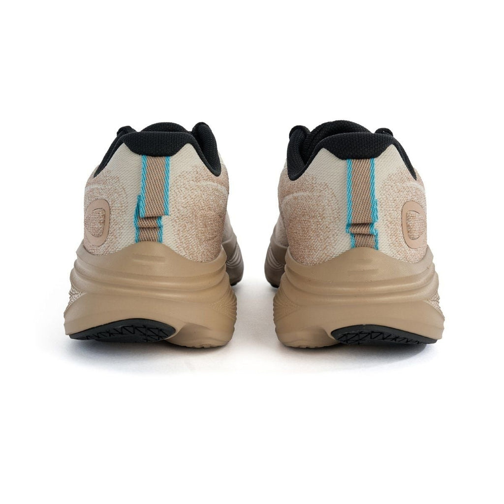 Men's Max Cushioning Running Shoes Breathable Mesh Sneakers - Tan Beige