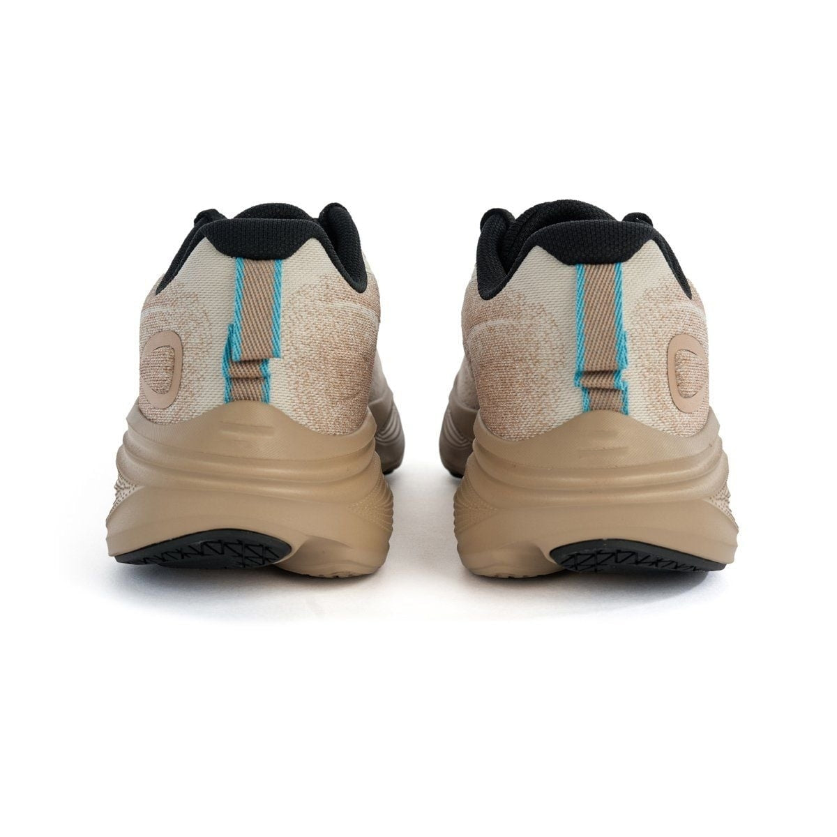 Men's Max Cushioning Running Shoes Breathable Mesh Sneakers - Tan Beige