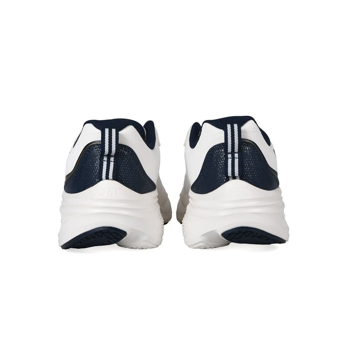 Running Shoes Lightweight Mesh Cushion White Navy Gold