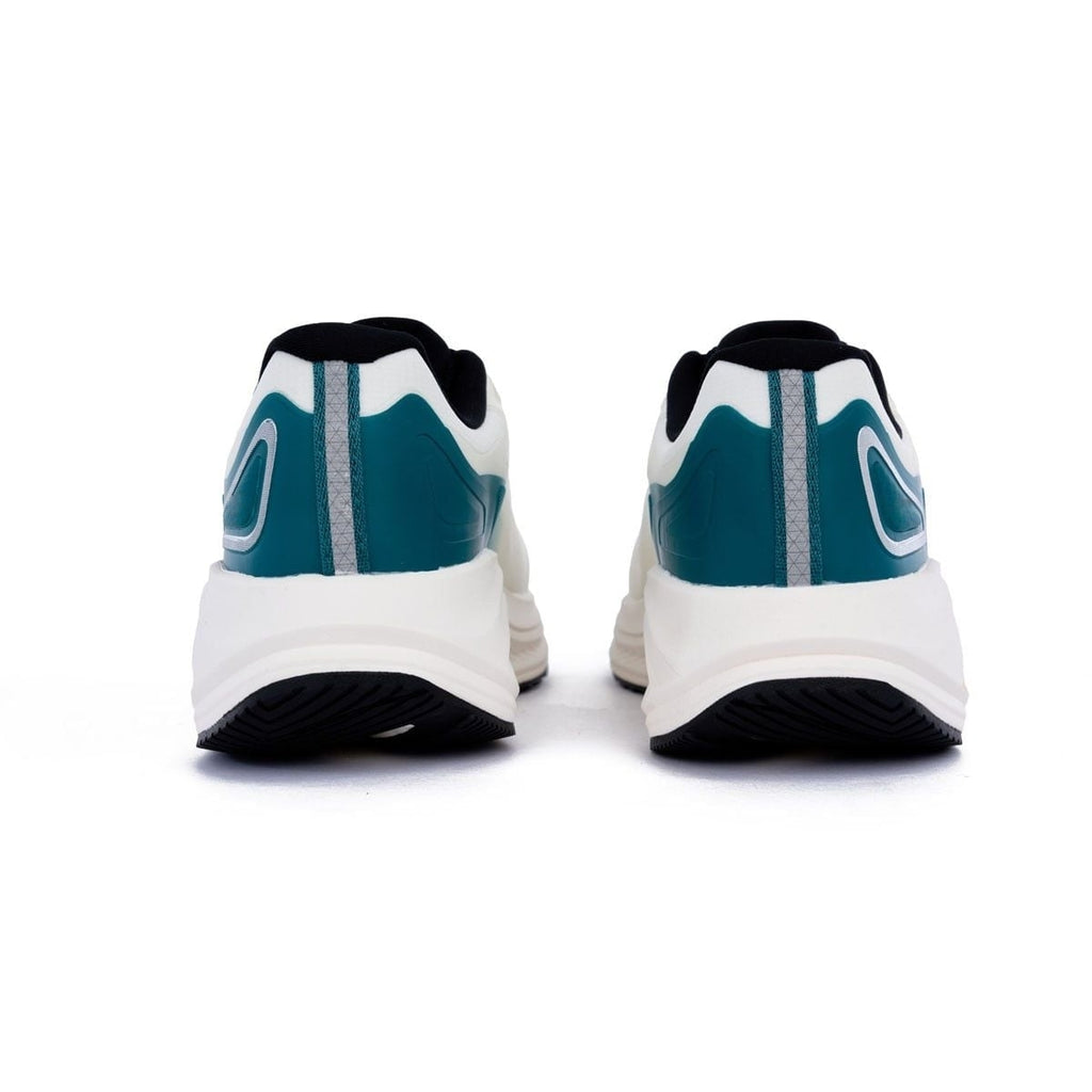Rain-Block Running Shoes Waterproof Sports Sneakers White Teal Orange