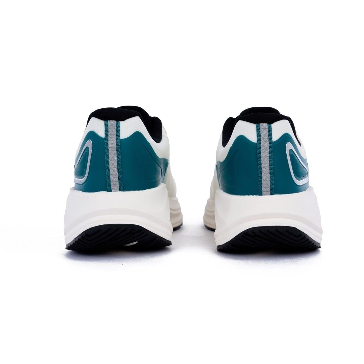 Rain-Block Running Shoes Waterproof Sports Sneakers White Teal Orange
