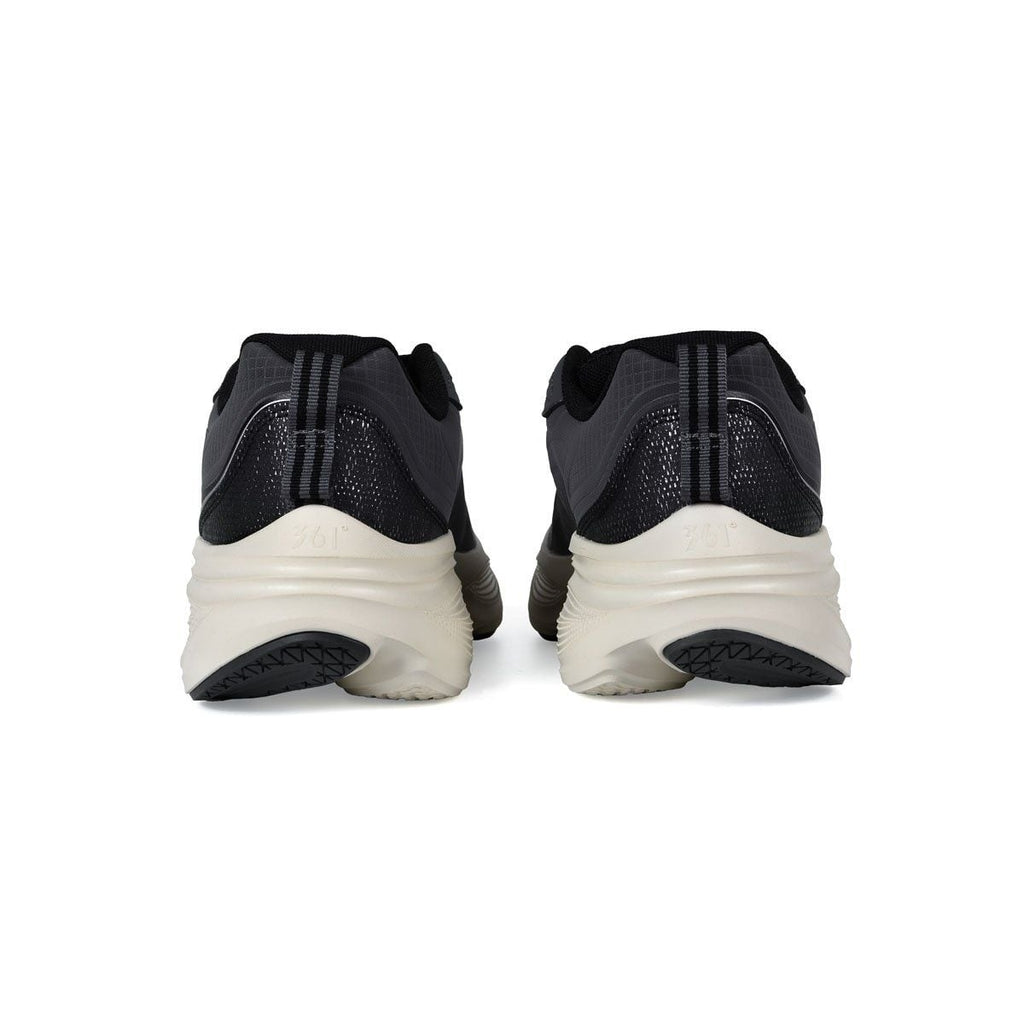 Men's Running Shoes Breathable Cushioned Grey Black Mesh