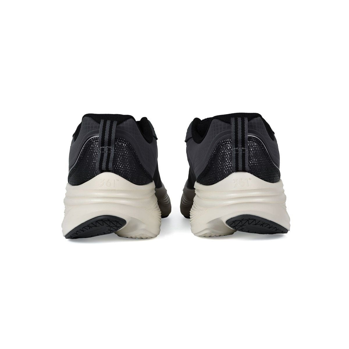 Men's Running Shoes Breathable Cushioned Grey Black Mesh