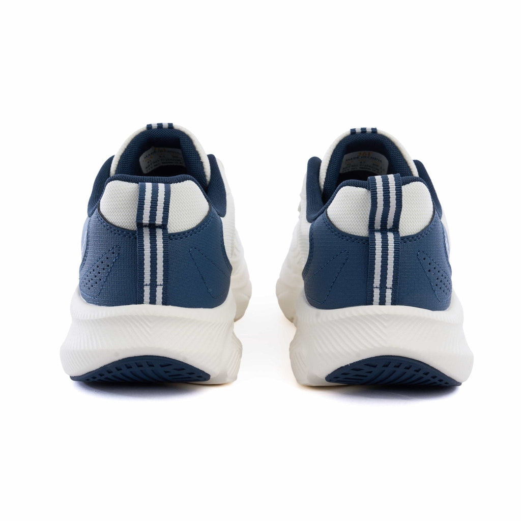 Men's Running Shoes Breathable Mesh White Navy