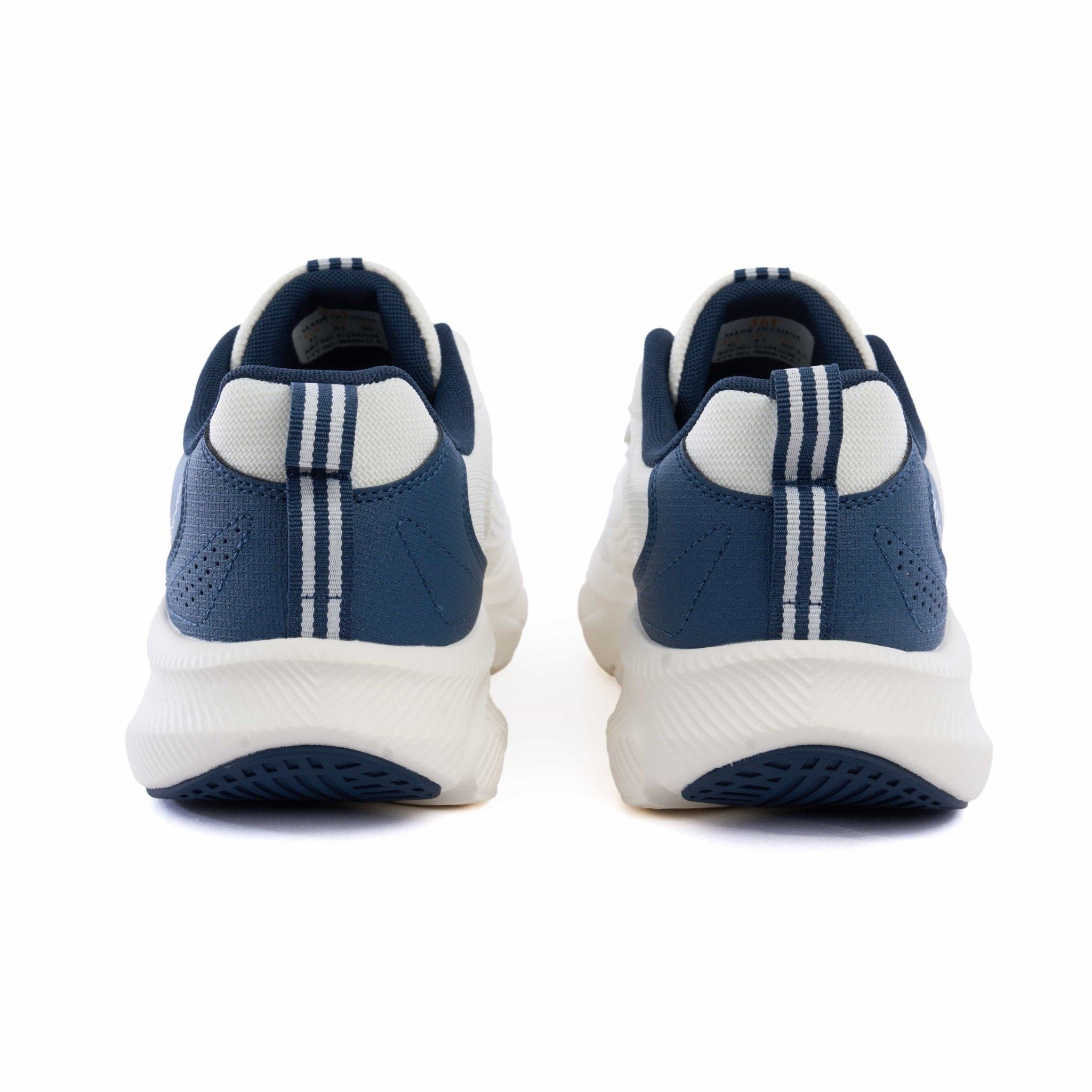Men's Running Shoes Breathable Mesh White Navy
