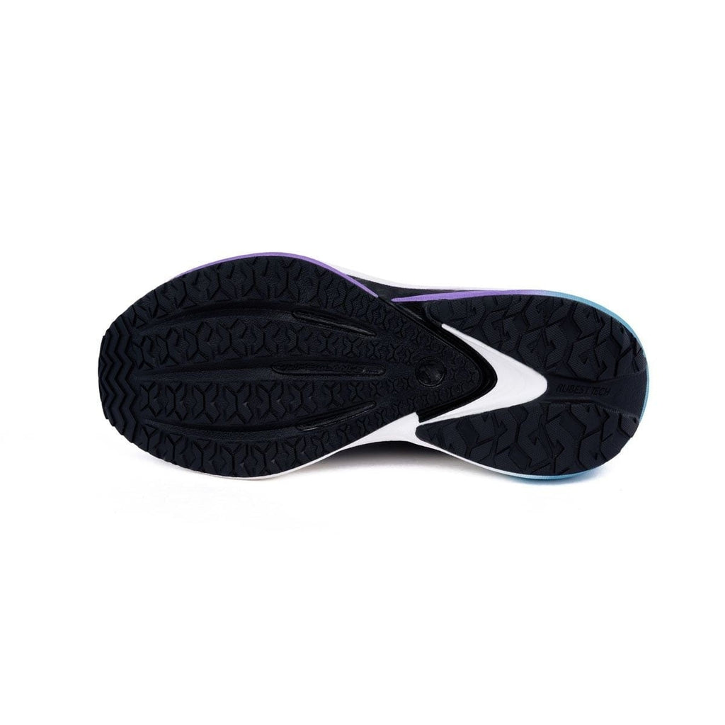 Men's Running Shoes Breathable Mesh Black Blue Gradient