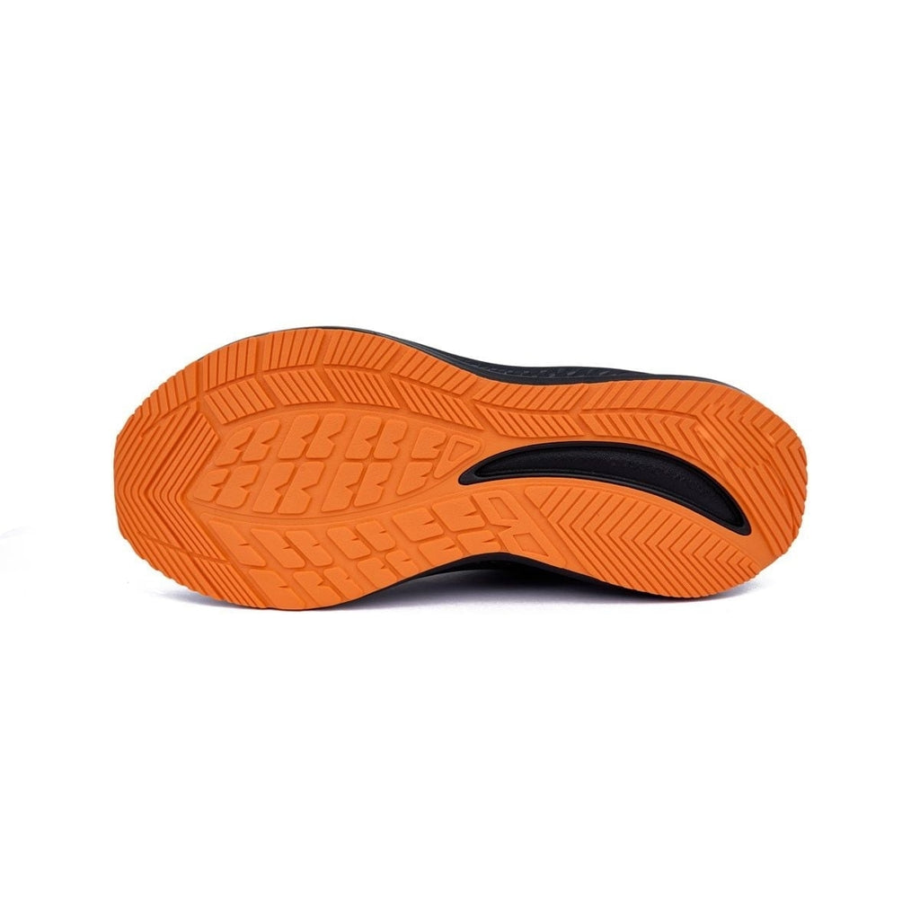 Rain-Block Running Shoes Waterproof Reflective Sport Black Orange