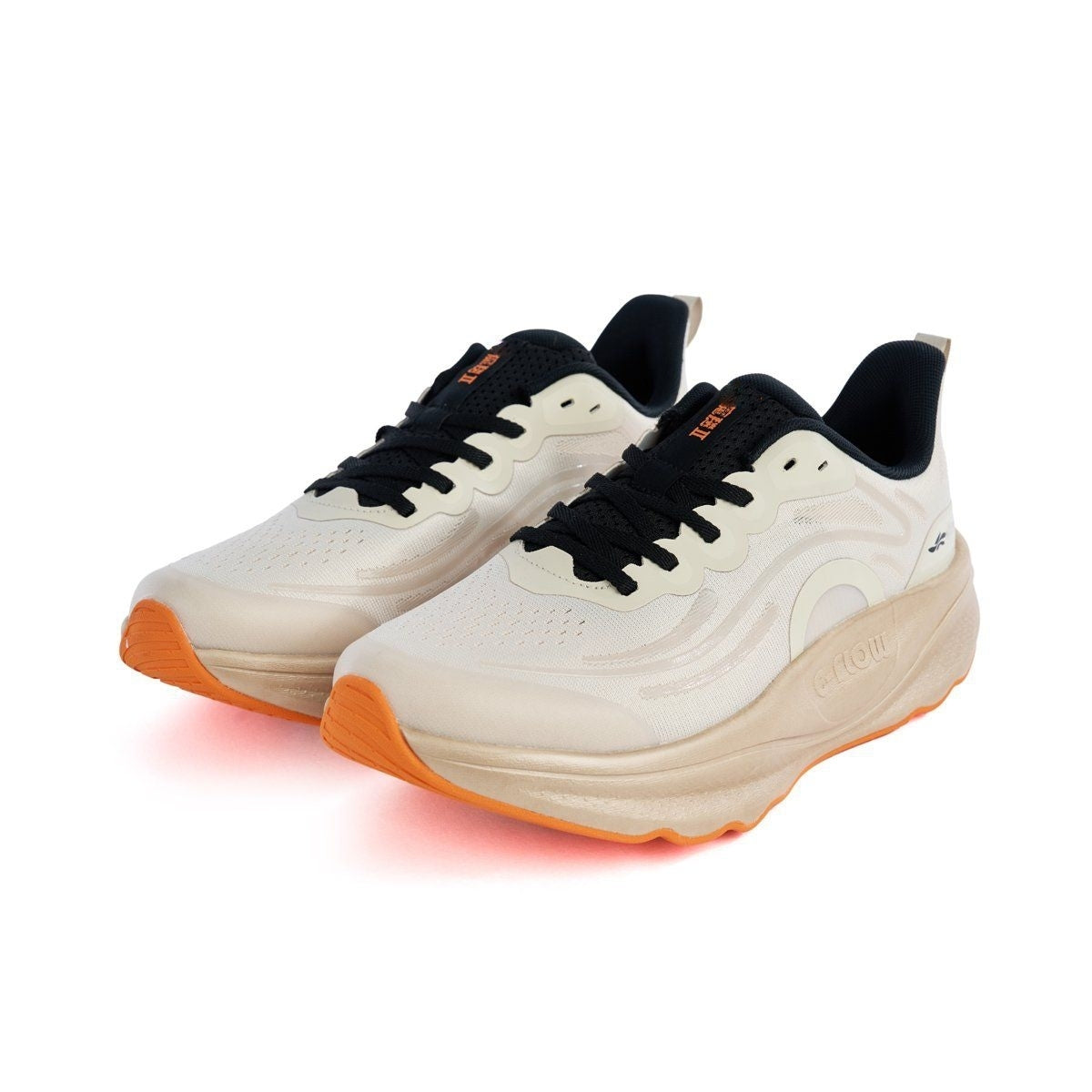 Exploitkick Running Shoes Lightweight Breathable Beige Mesh