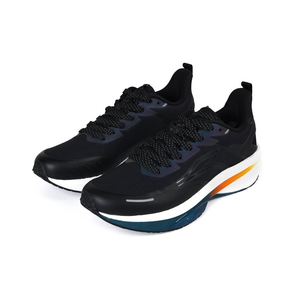 Men's Performance Running Shoes Breathable Mesh Cushioning Black Teal