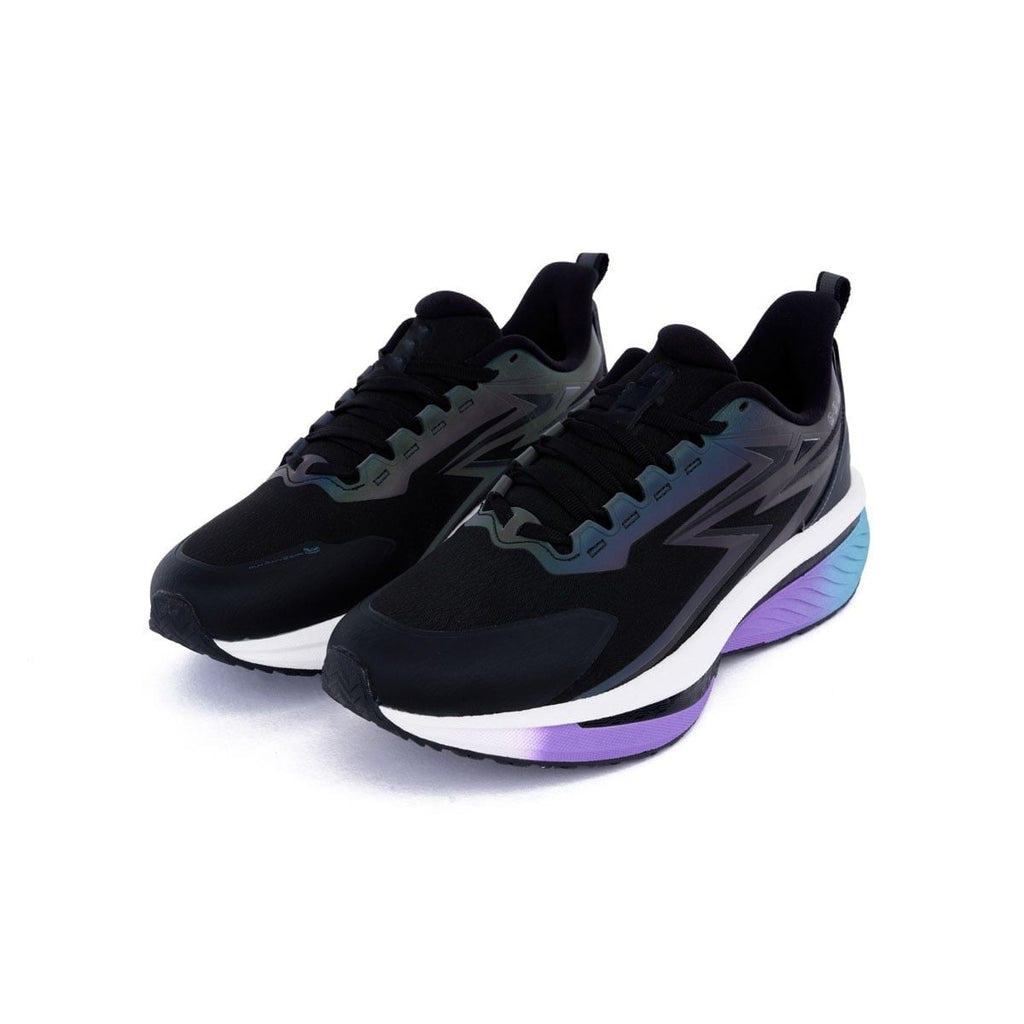 Men's Running Shoes Breathable Mesh Black Blue Gradient